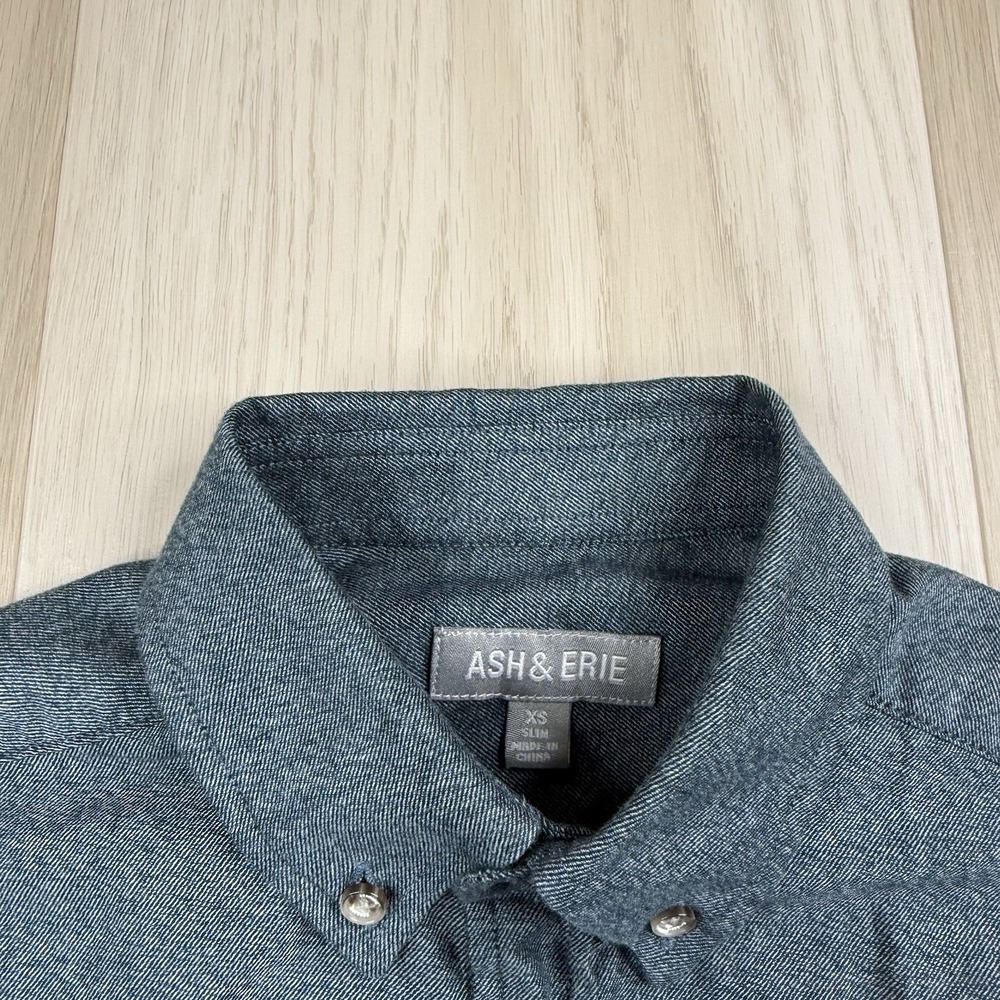 Ash & Erie Button Down Shirts Pockets Long Sleeve Standard Fit Size XS Lot Of 2 - Picture 14 of 15